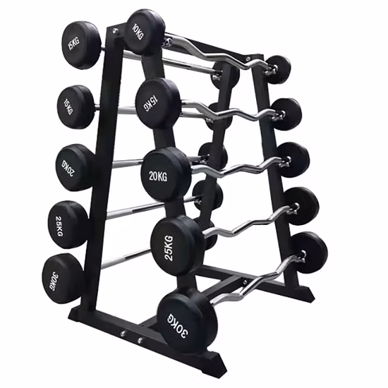 Factory Wholesale Customization Iron Dumbbell Set Gym Equipment Fitness Rubber Hex Dumbbell