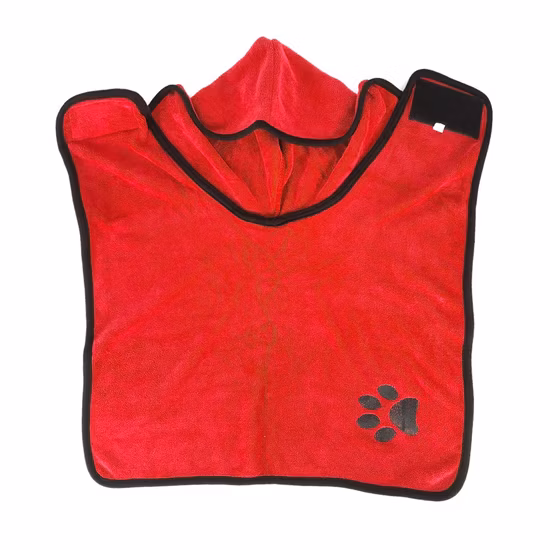 Absorbent Bathrobe Warm Grooming Quick Drying Pet Cat Towel Wholesale Dog Products